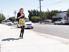 Moloduha in oil famously sucks dick and spits on the street with her lover